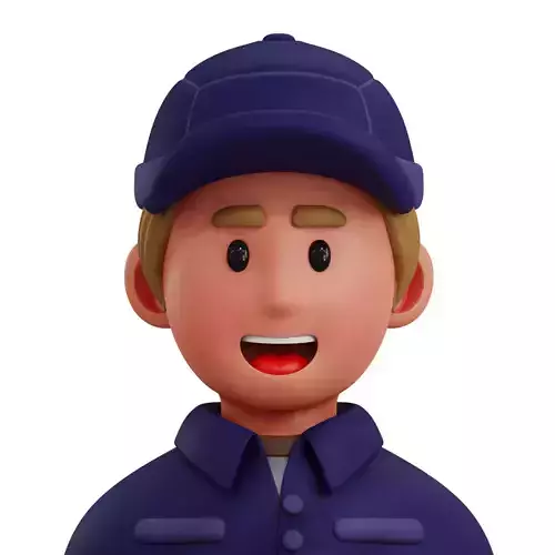 3d avatar profession as Courier