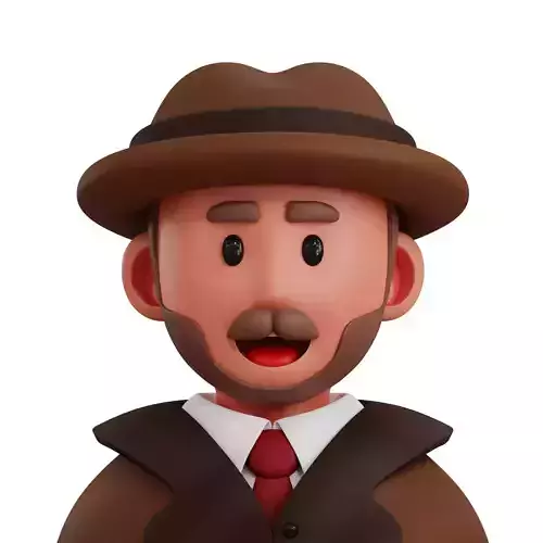 3d avatar profession as Detective