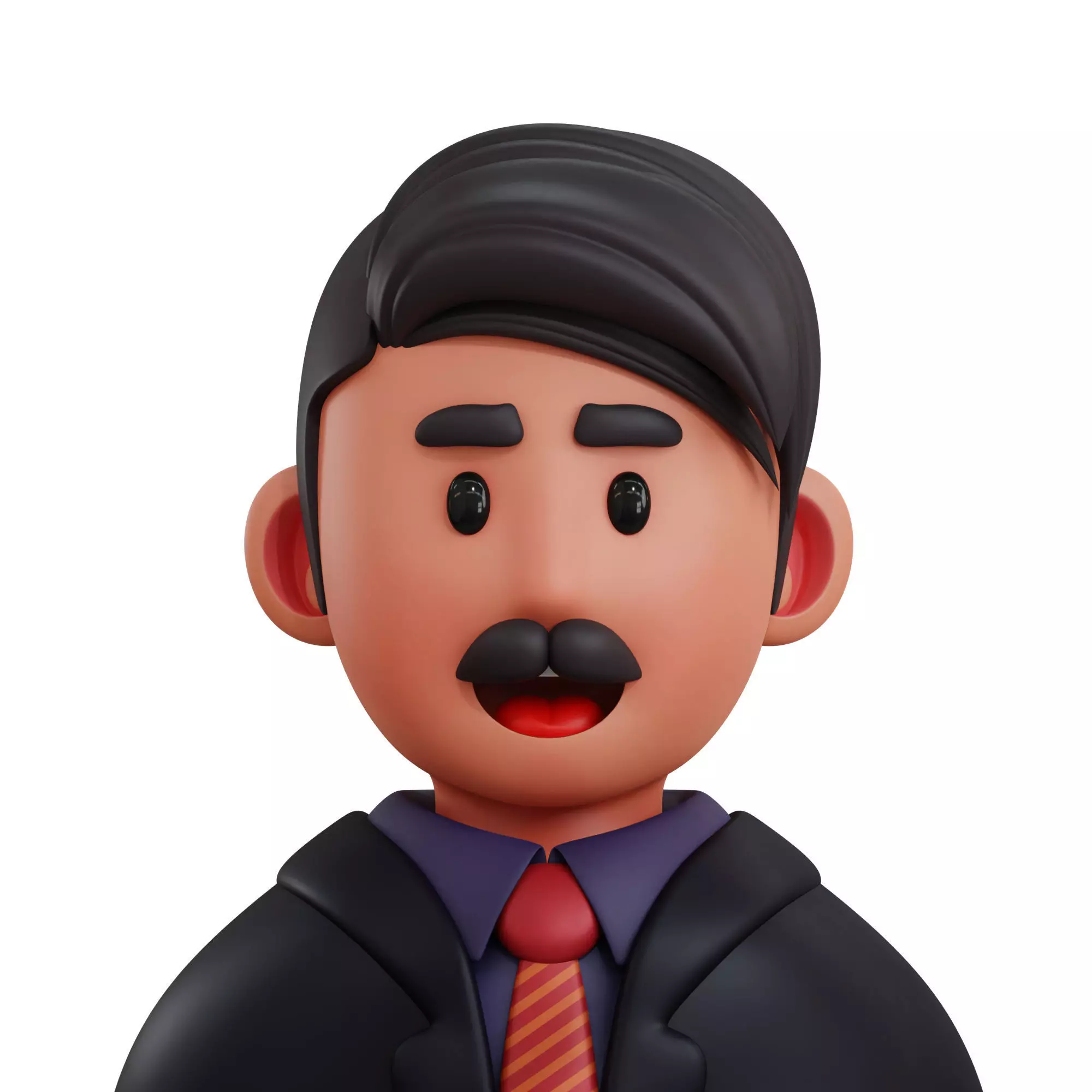 3d avatar Businessman profession Low-poly 3D model