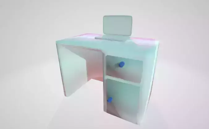 laptop computer desk with drawers