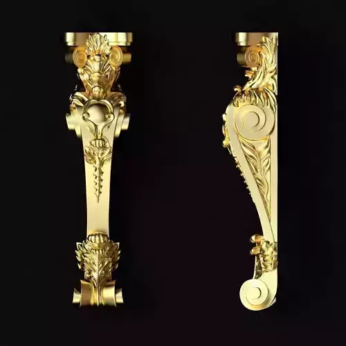 Carved column capital