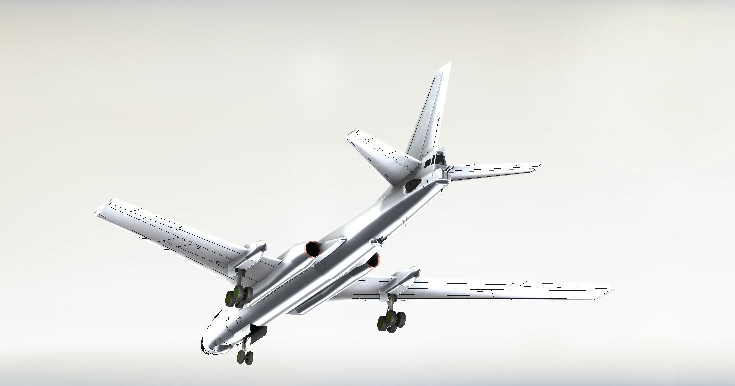 Tupolev Tu-16   Badger  3D model_20