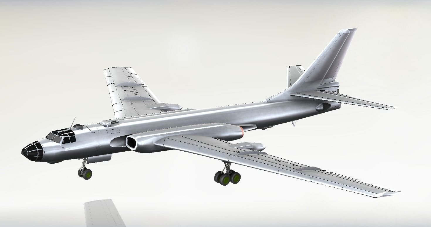 Tupolev Tu-16   Badger  3D model_11