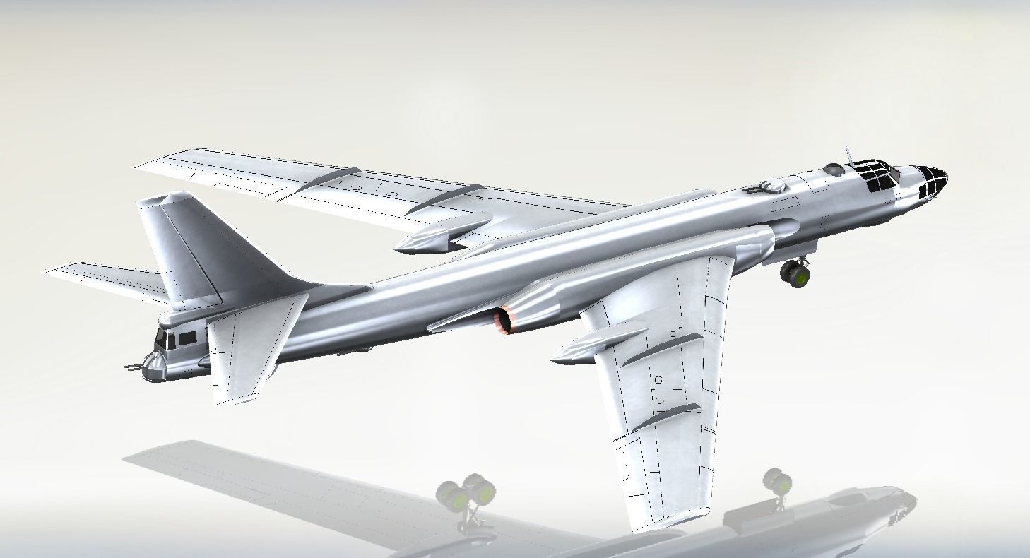 Tupolev Tu-16   Badger  3D model_21