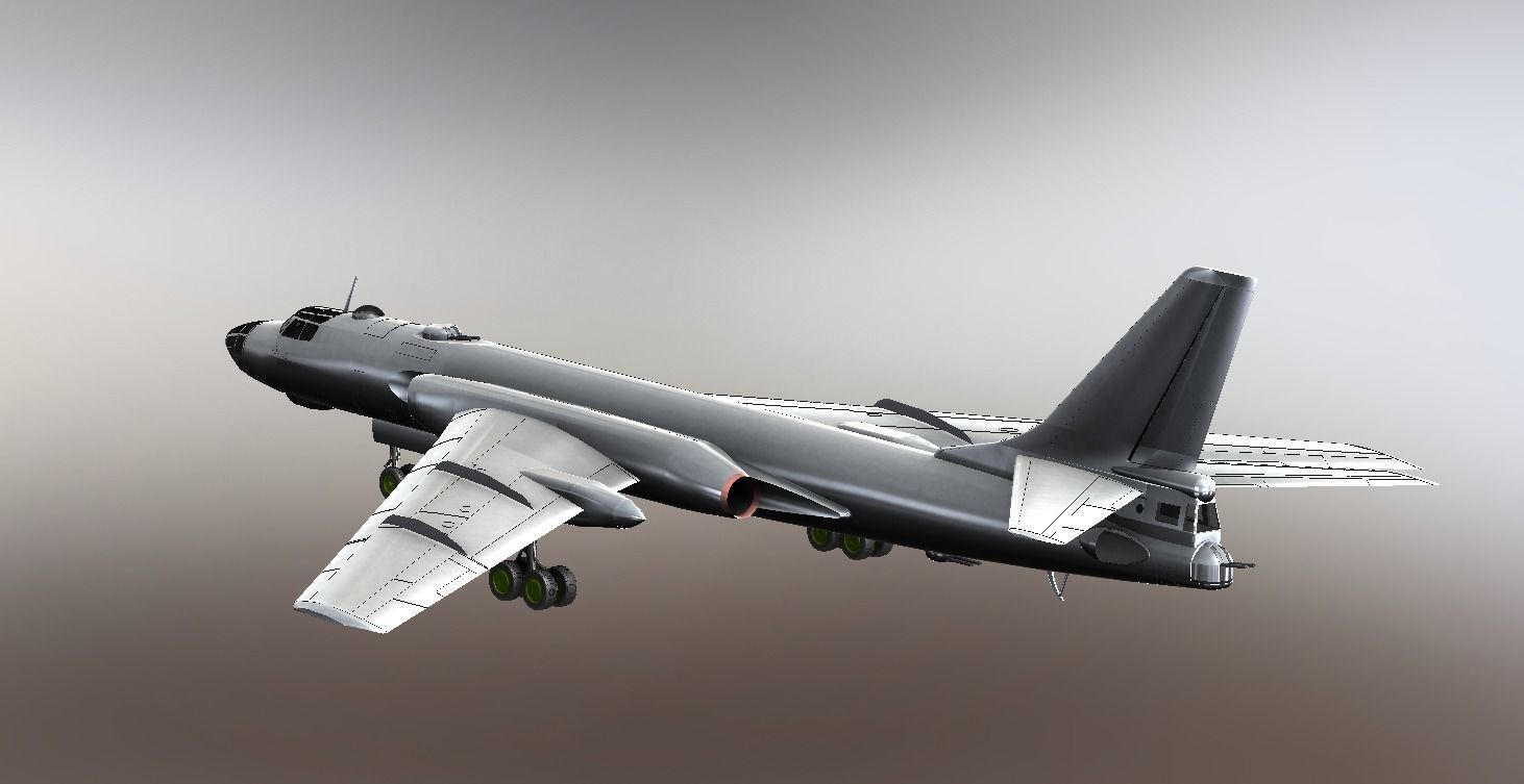 Tupolev Tu-16   Badger  3D model_14