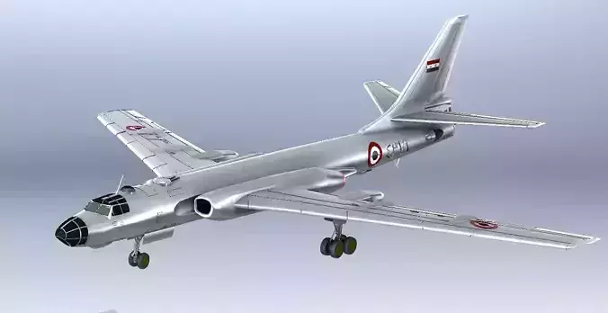 Tupolev Tu-16   Badger  3D model