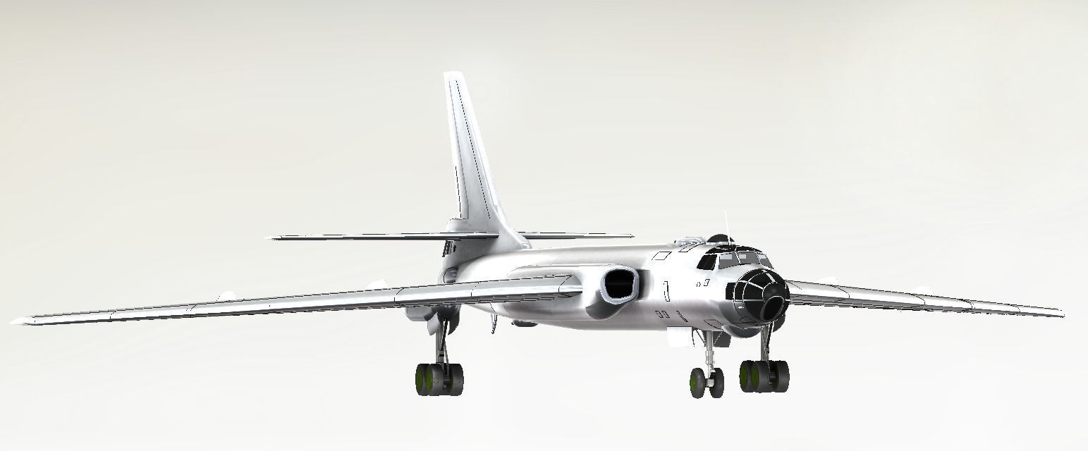 Tupolev Tu-16   Badger  3D model_22