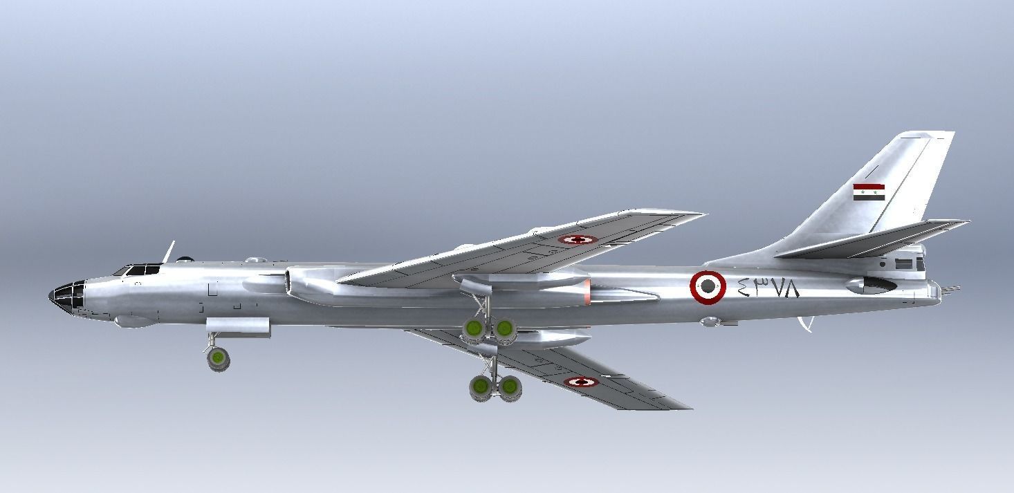 Tupolev Tu-16   Badger  3D model_1