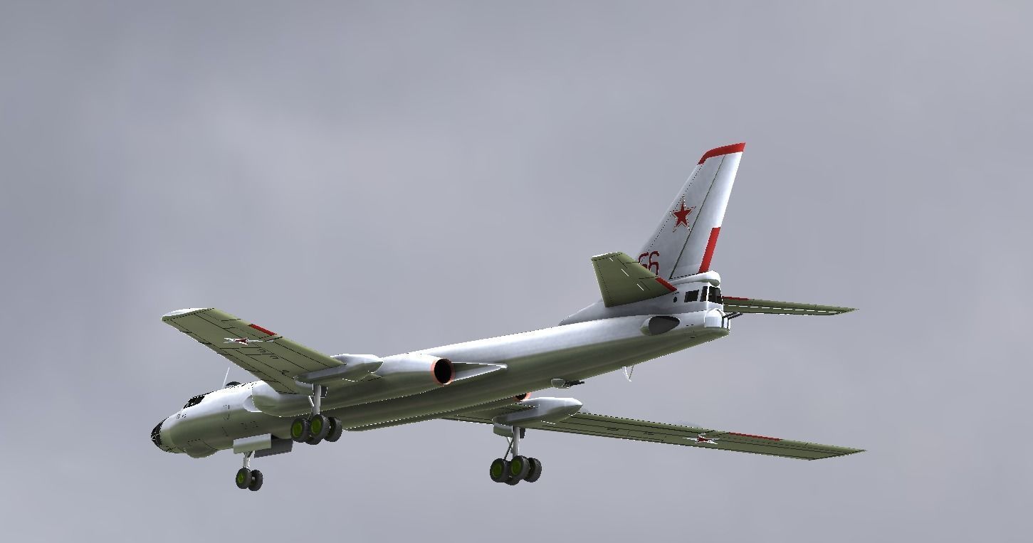 Tupolev Tu-16   Badger  3D model_6
