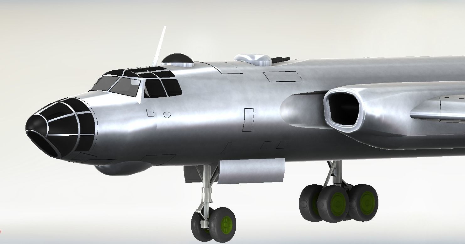 Tupolev Tu-16   Badger  3D model_23