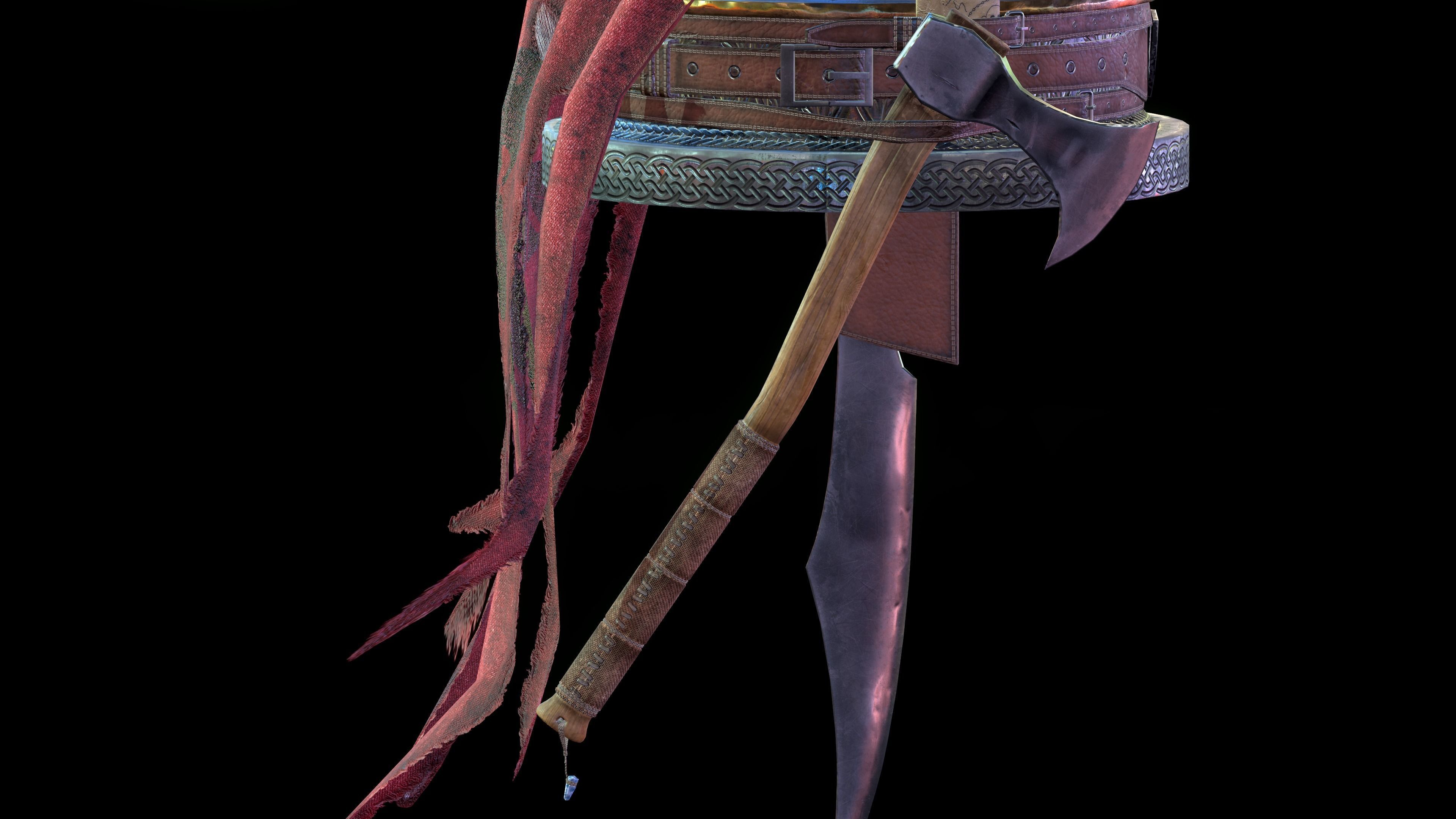 lanthern 300 Game Asset Low-poly 3D model_11