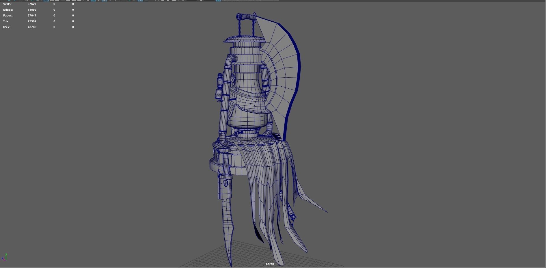 lanthern 300 Game Asset Low-poly 3D model_15