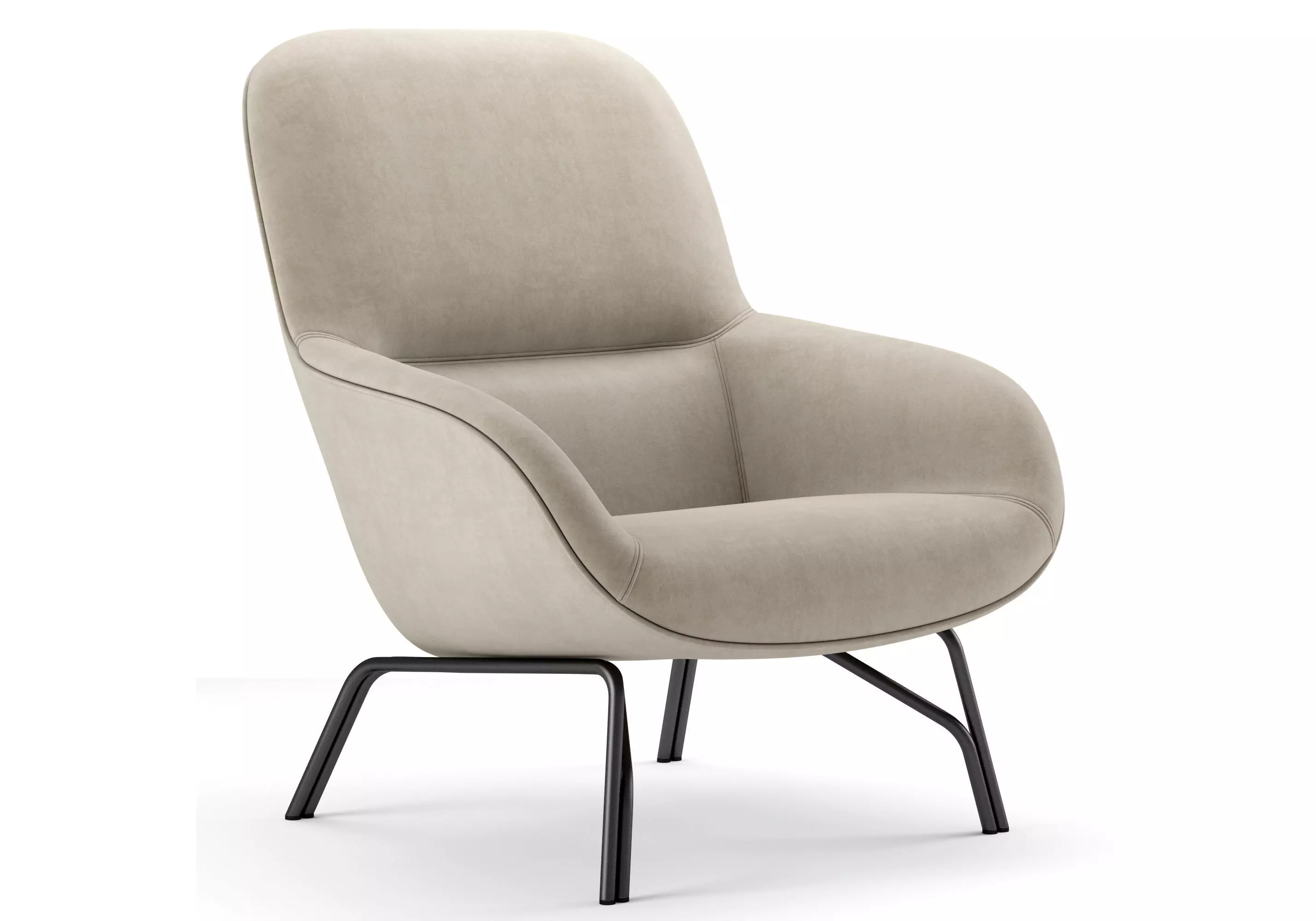 Long Island Armchair 3D model