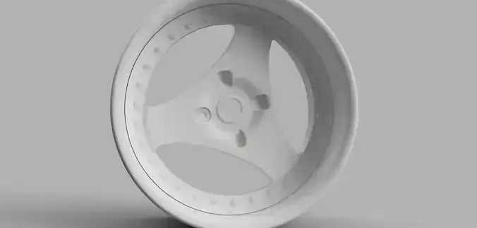 12mm HEX D52mm Staggered Yokohama Advan Oni RC wheels  3D print model