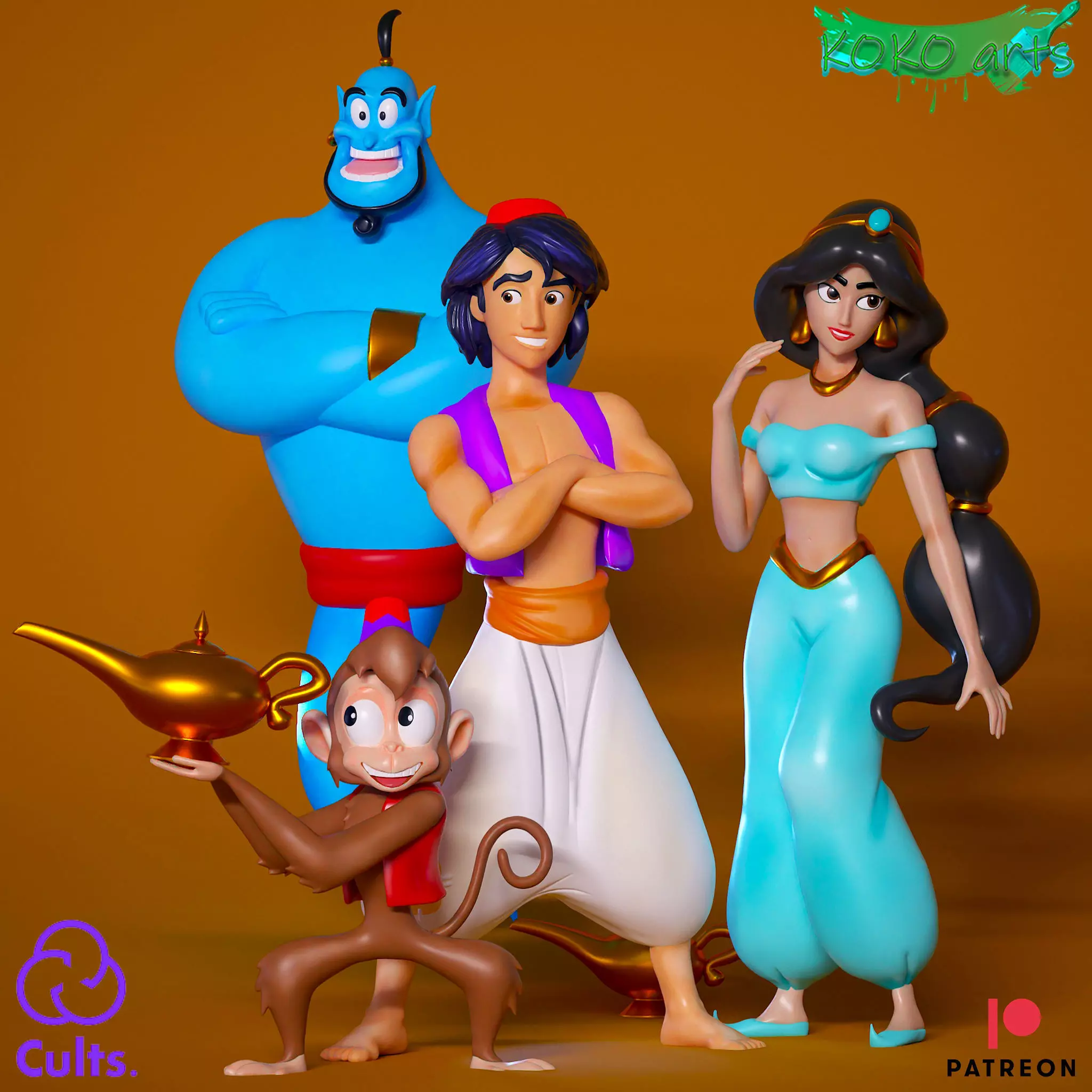 ALADDIN PACK 3D print model_0