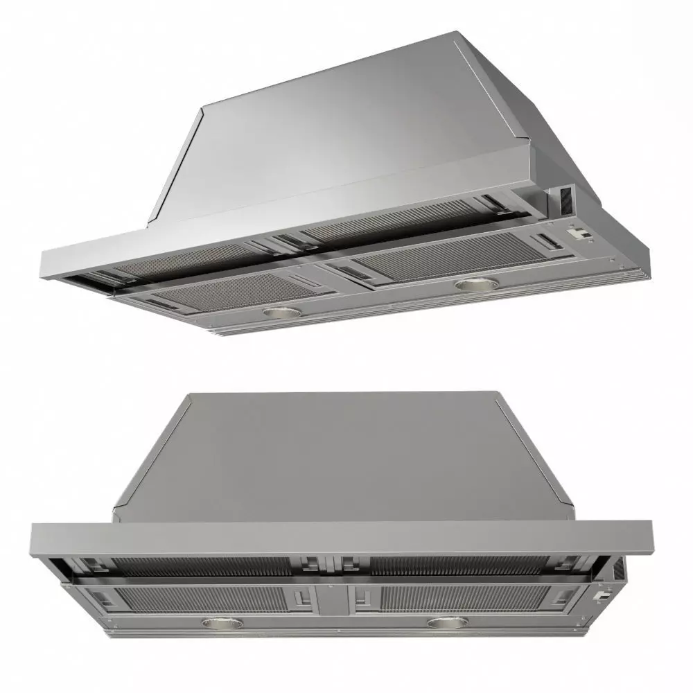 Bosch 500 Series 30inch Pull Out Hood 3D model_0