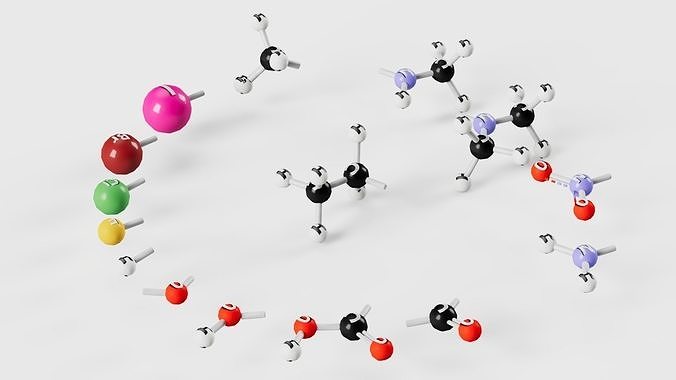  Organic function Group 3D model