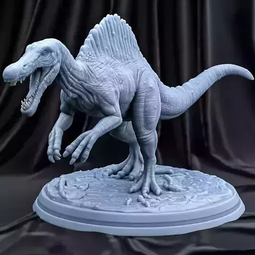 SPINOSAURUS dinosaur statue 3D print model