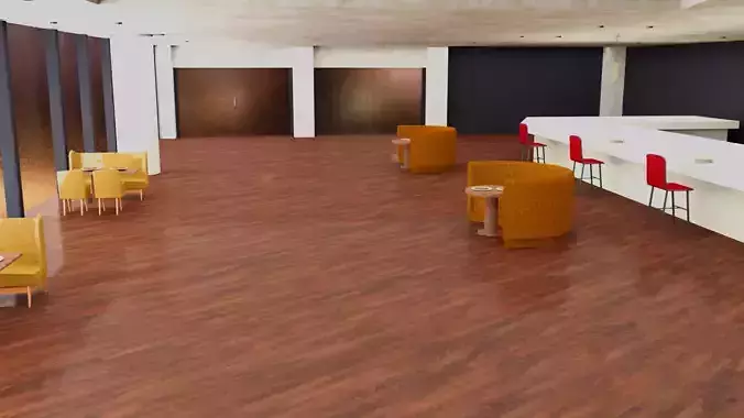 Pizza hut Low-poly 3D model Pizza hut Low-poly 3D model