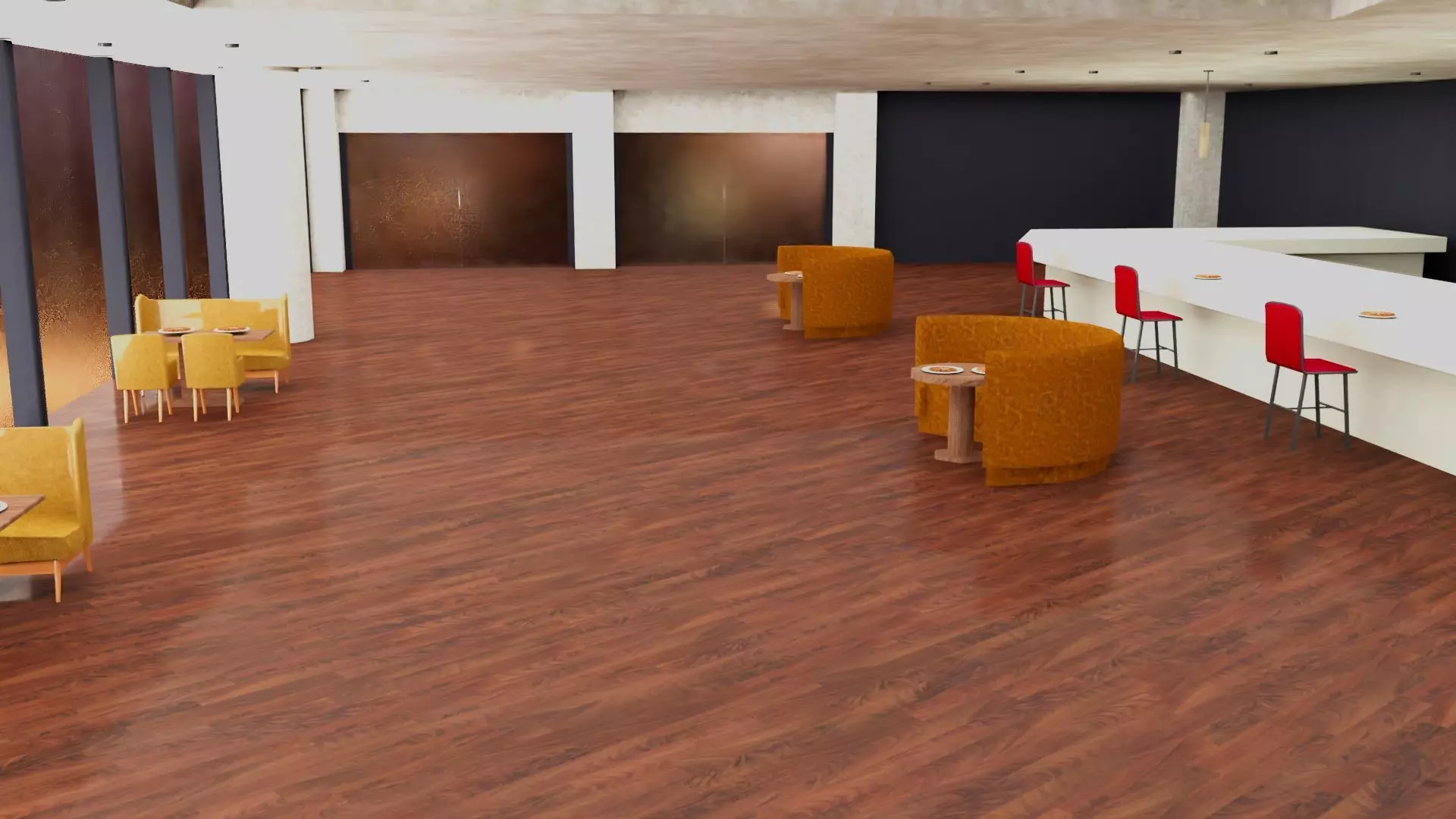 Pizza hut Low-poly 3D model_0