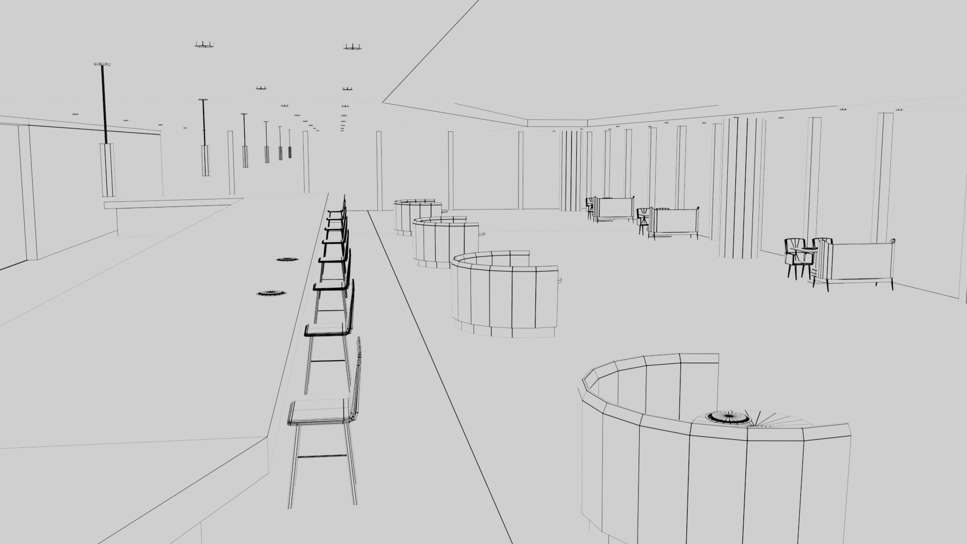 Pizza hut Low-poly 3D model_6