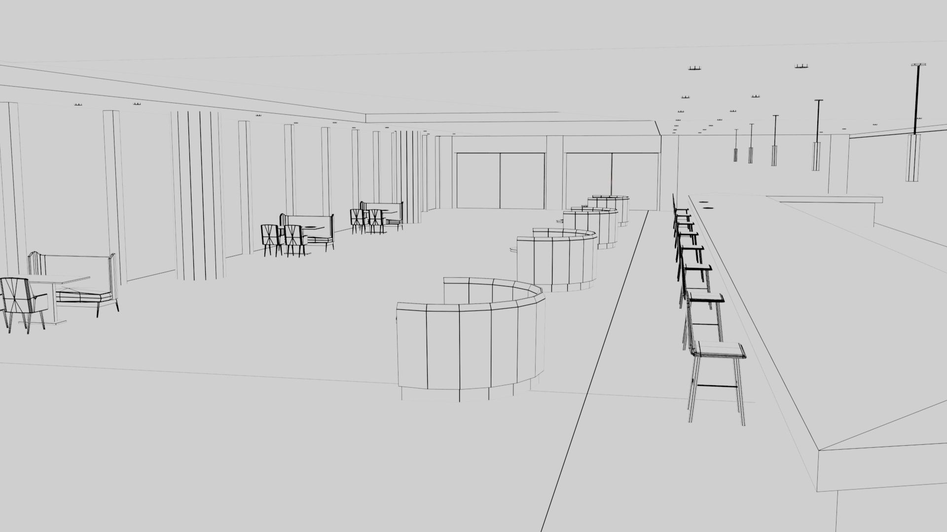 Pizza hut Low-poly 3D model_5