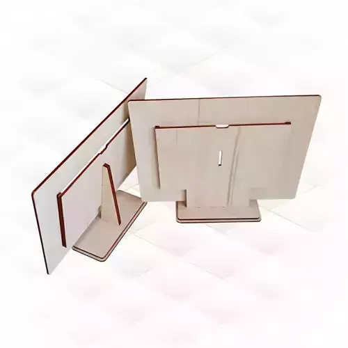 Photo frame laser cutting svg dxf files 2 pattern Laser cut 3D print model