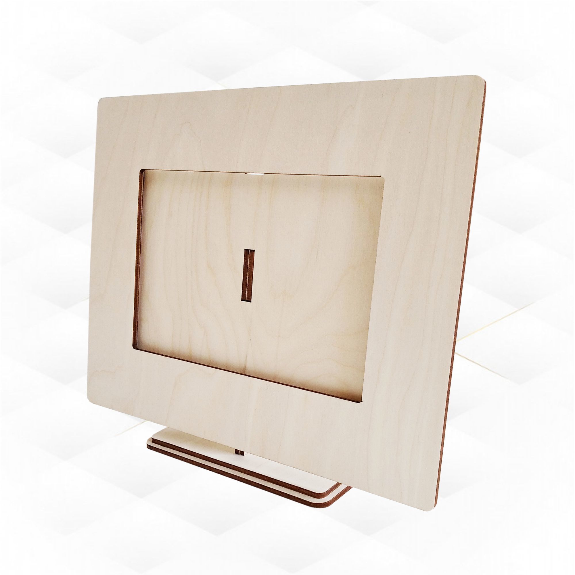 Photo frame laser cutting svg dxf files 2 pattern Laser cut 3D print model_5