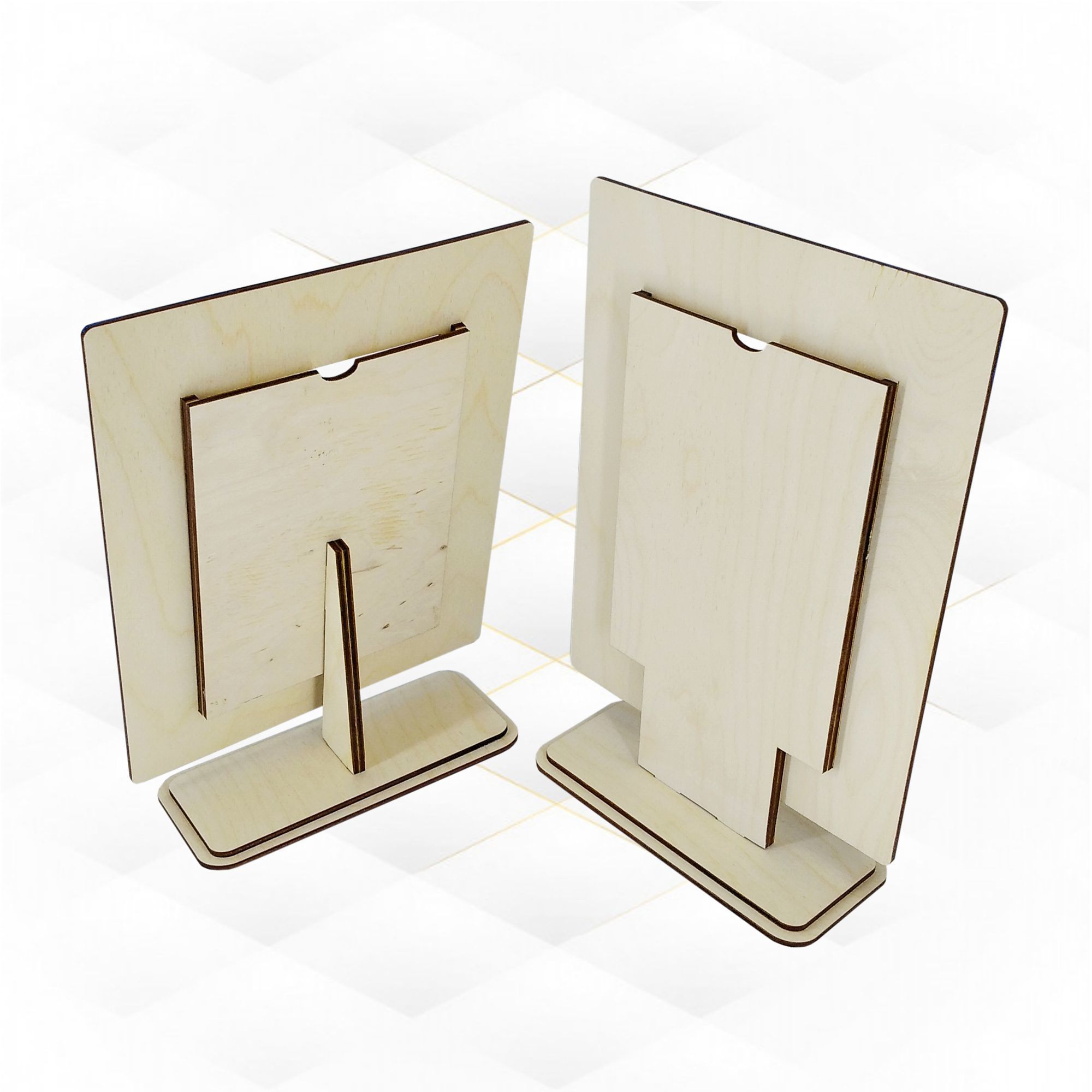 Picture frame 4x6 digital design laser cut 2 pattern cutting 3D model ...