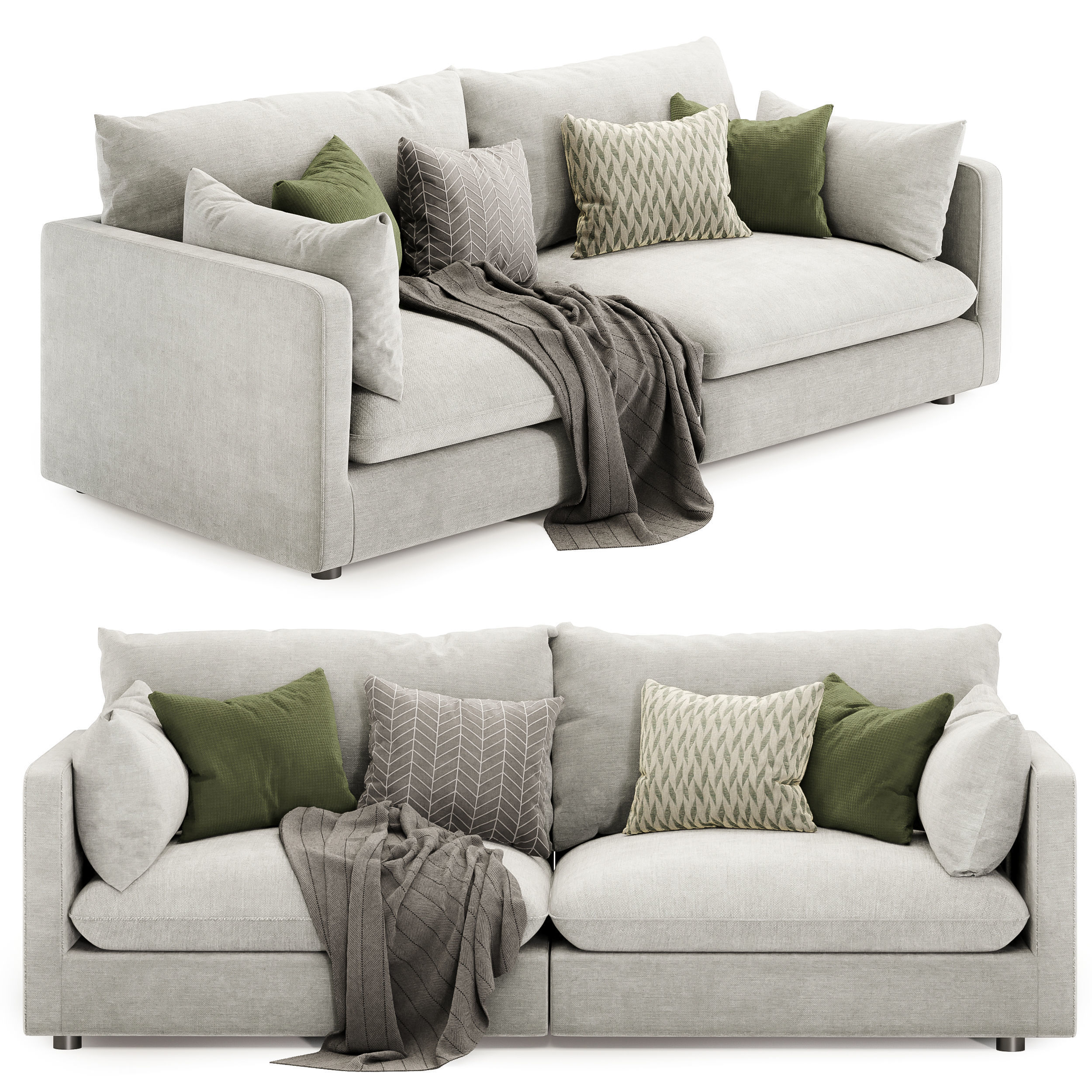 Unwind Sofa 3D model_2