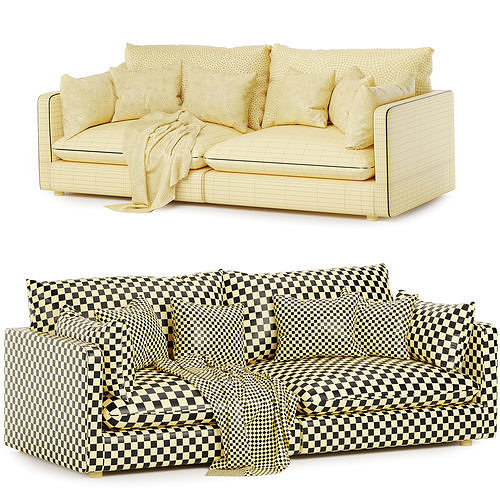 Unwind Sofa 3D model 4