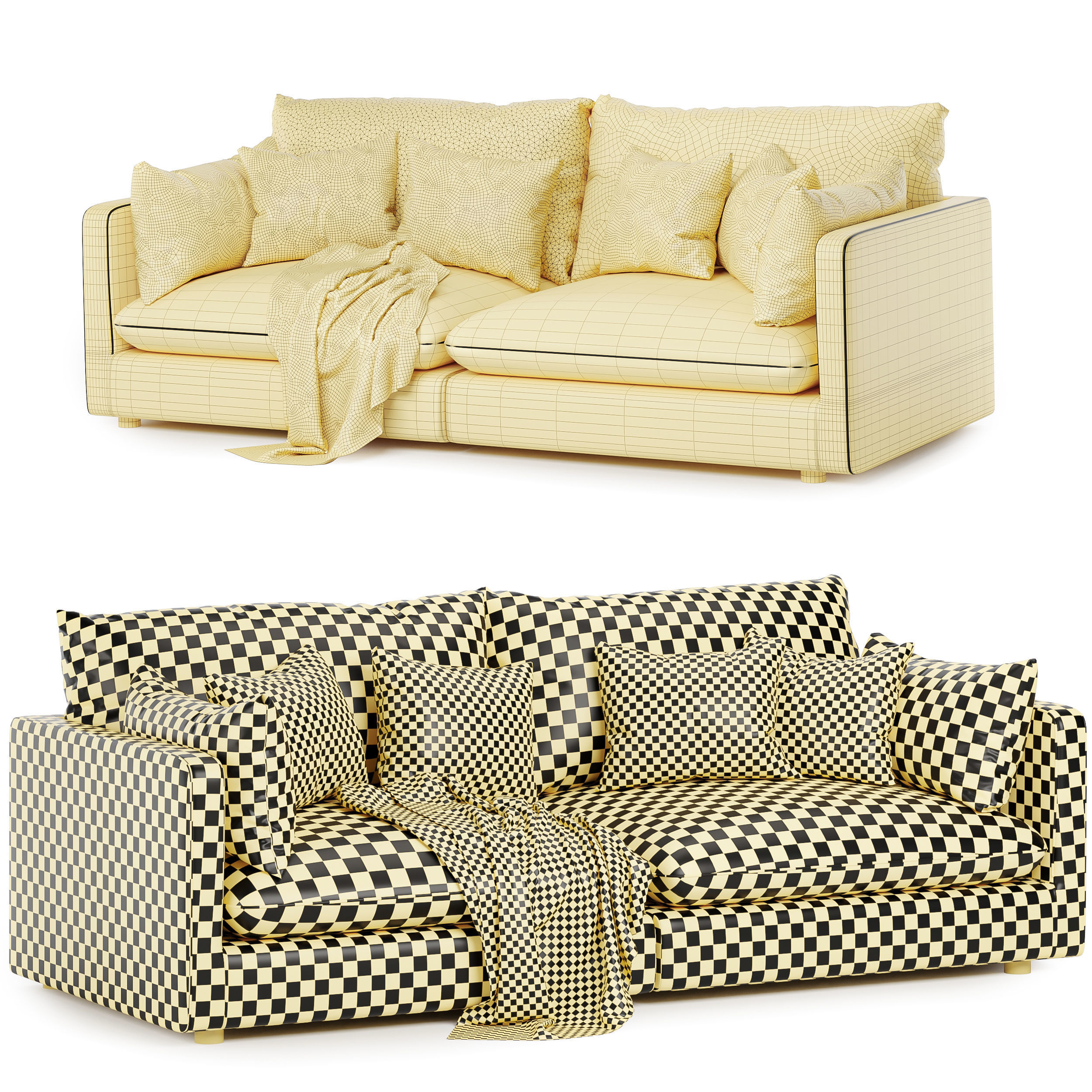 Unwind Sofa 3D model_3