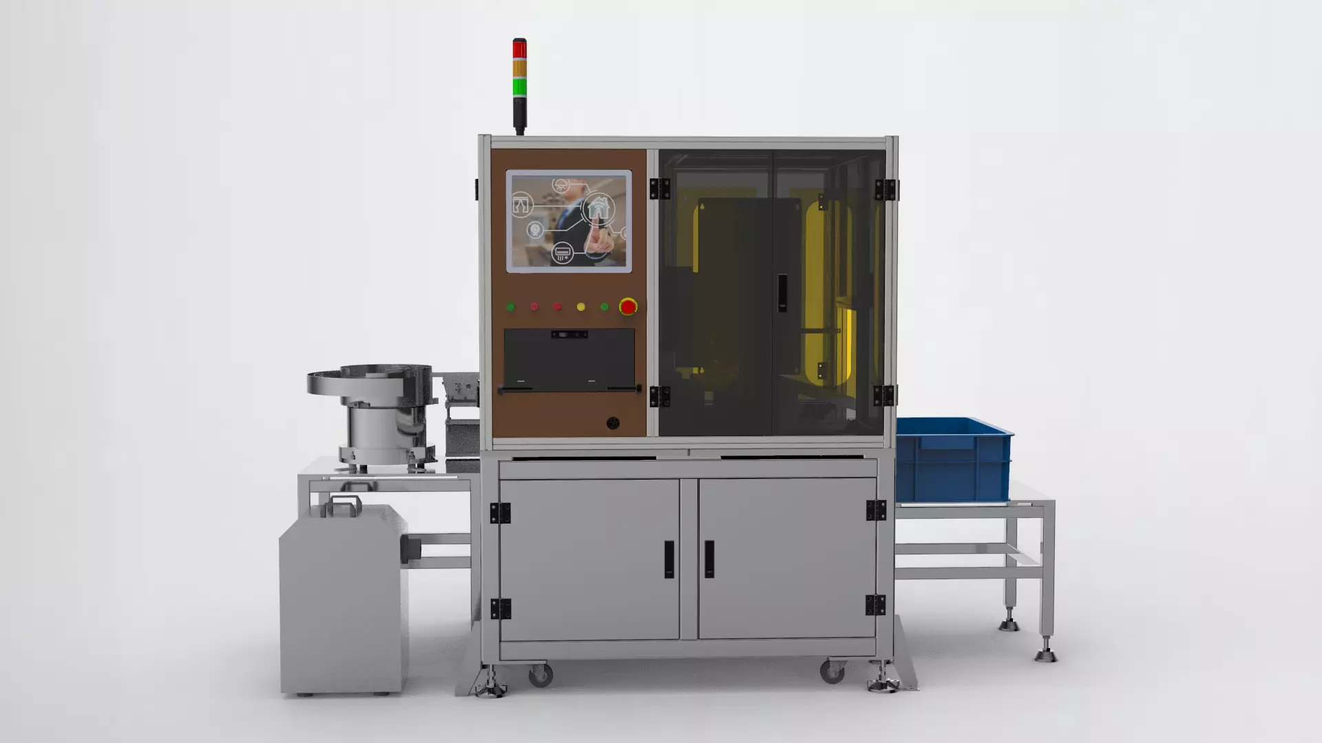 Automatic radium carving machine  3D model_0