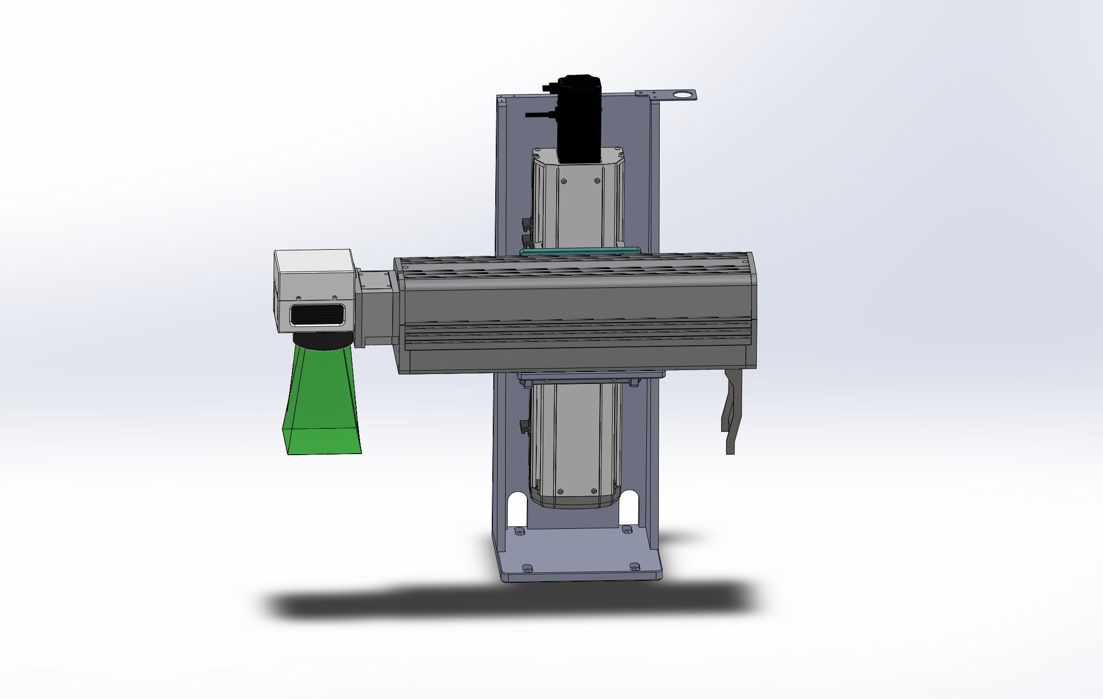 Automatic radium carving machine  3D model_9
