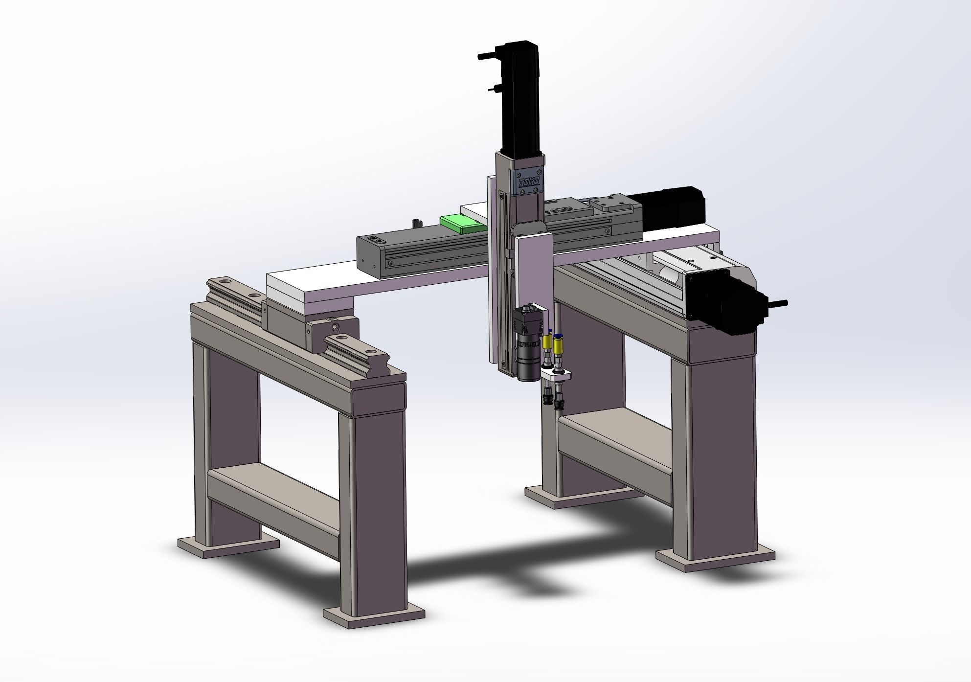 Automatic radium carving machine  3D model_8