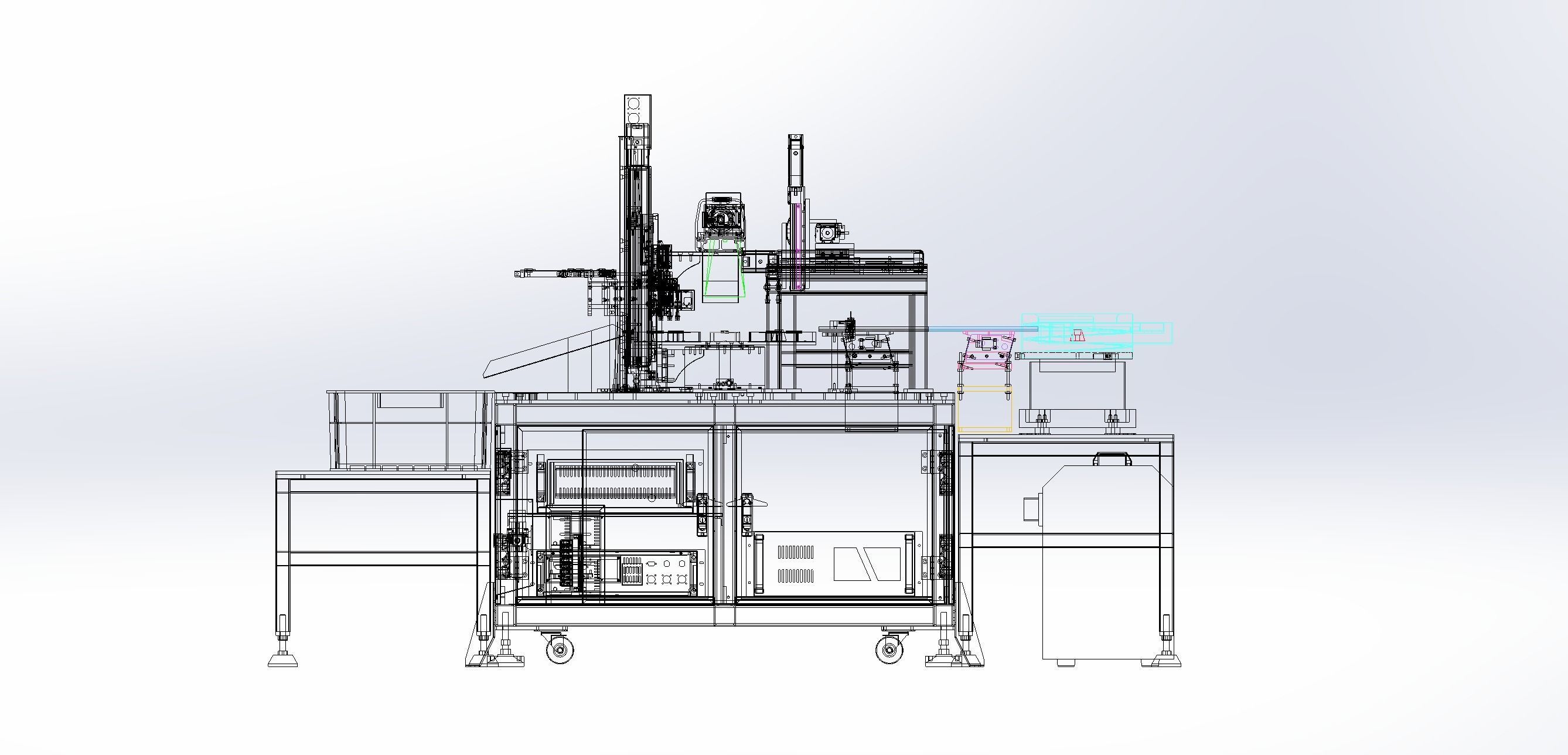 Automatic radium carving machine  3D model_11