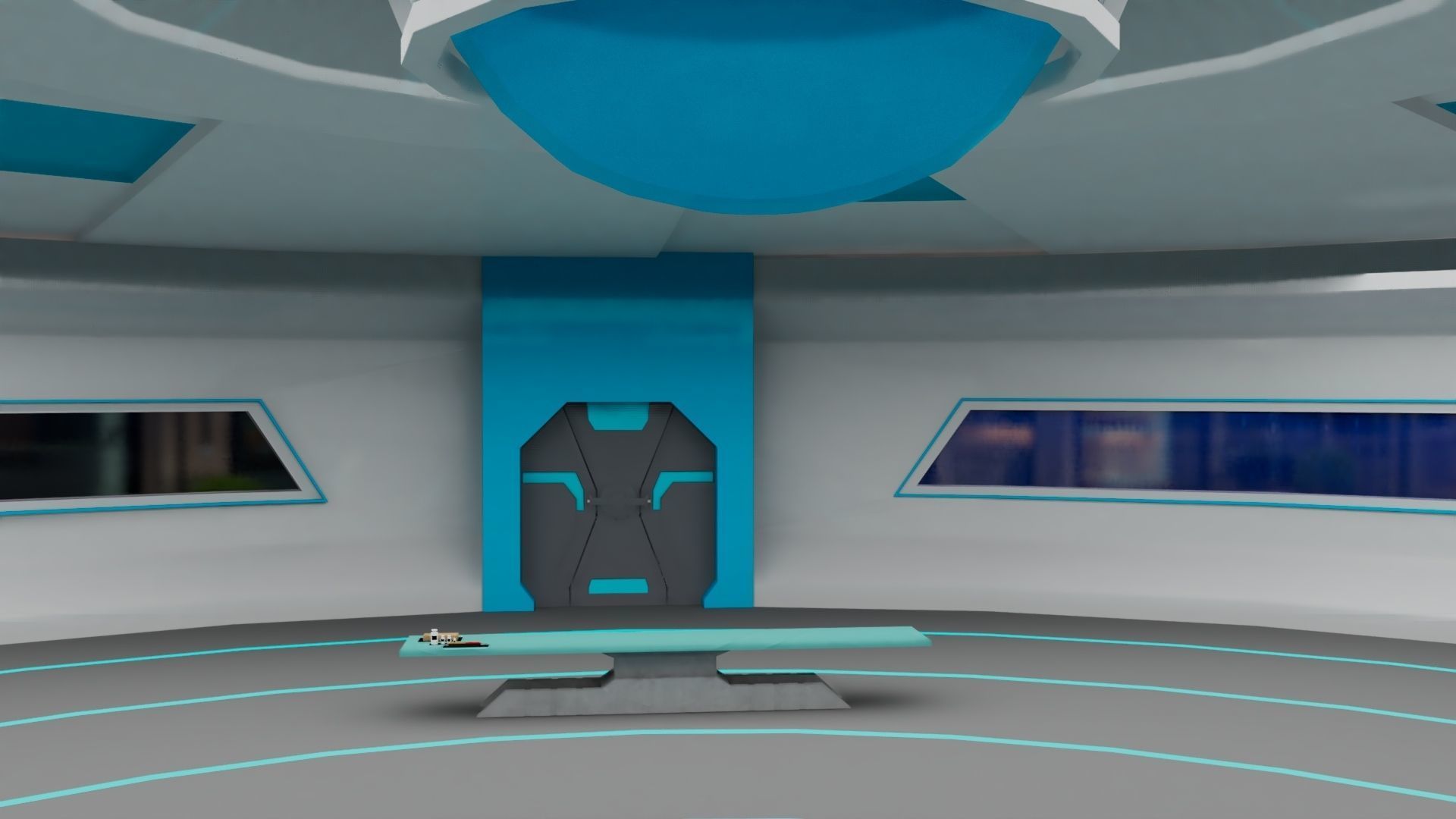 Fraction Lab Low-poly 3D model_1