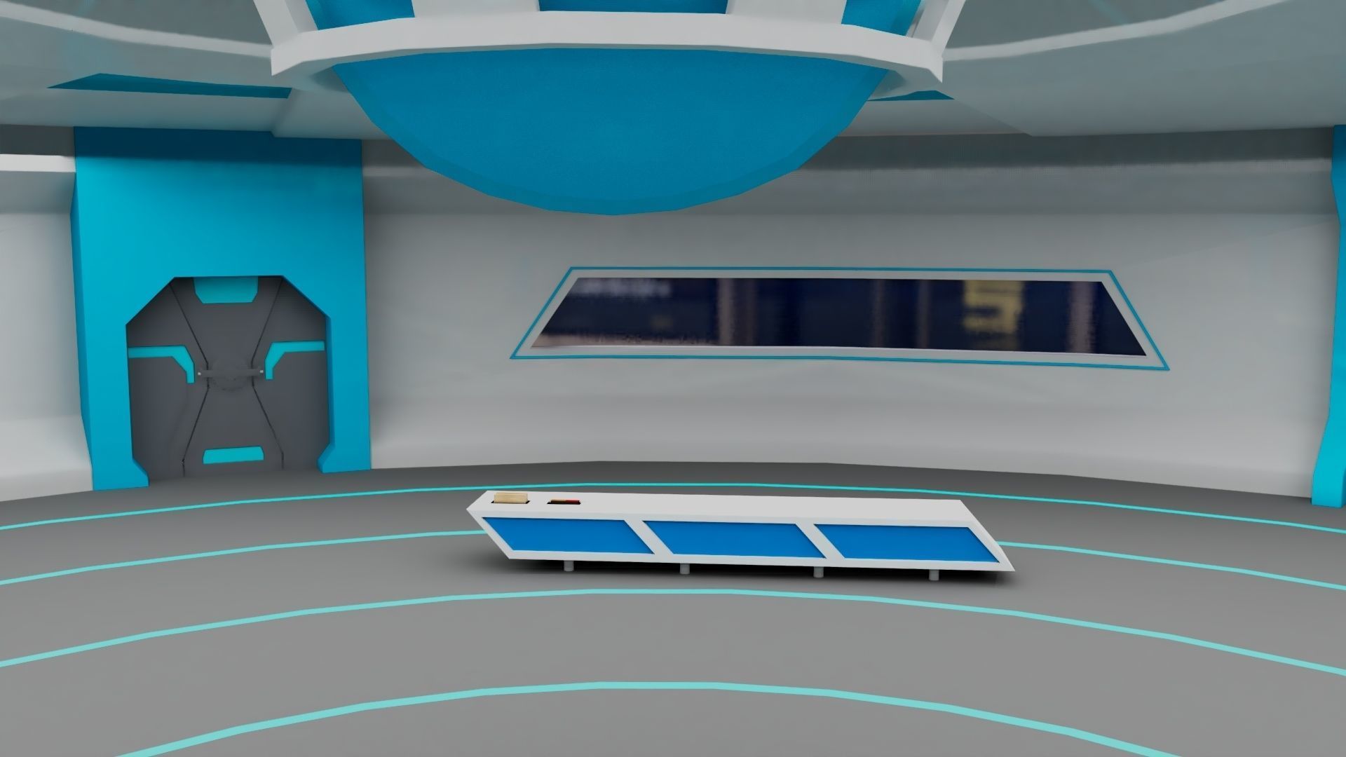 Fraction Lab Low-poly 3D model_2