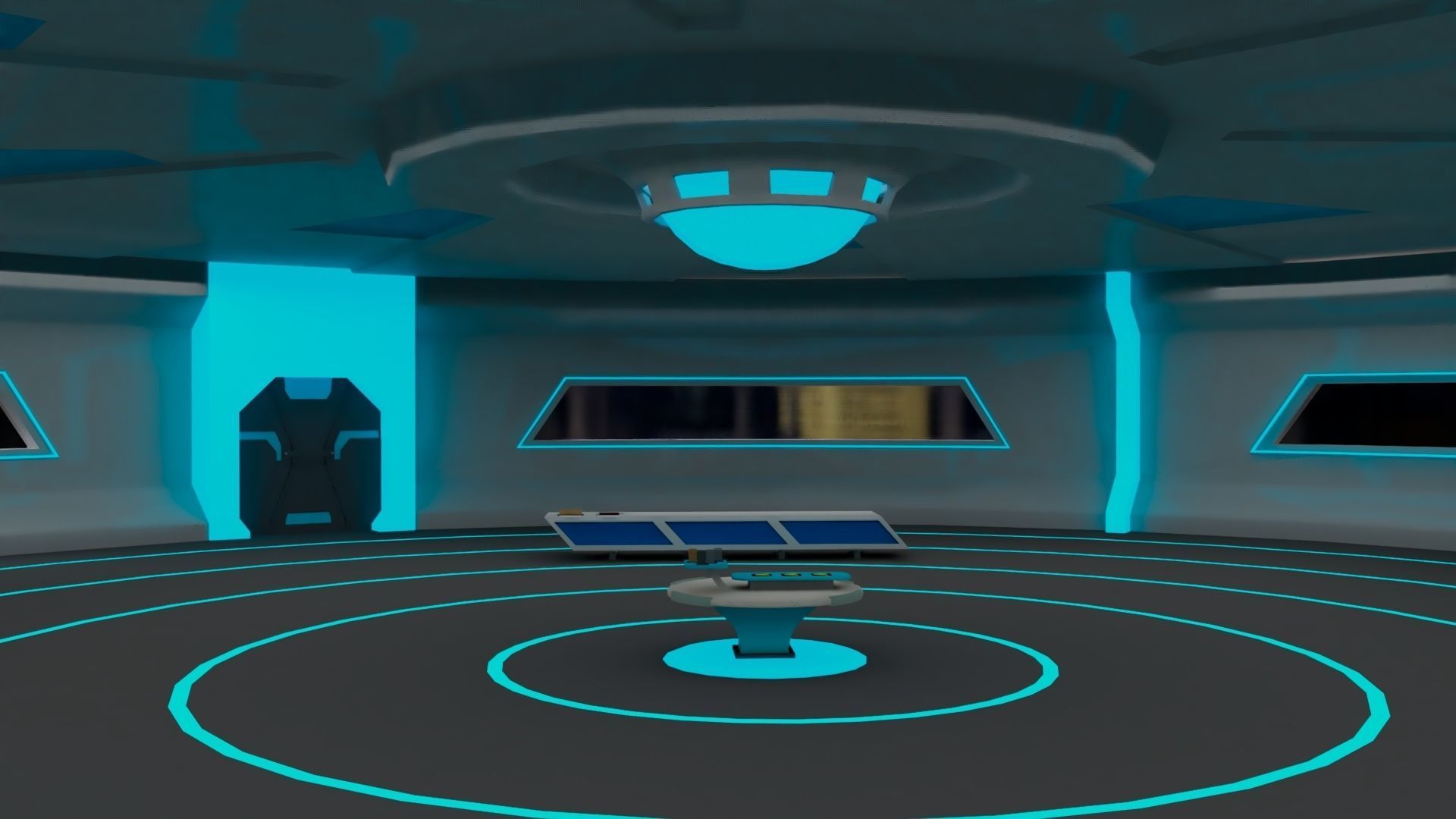 Fraction Lab Low-poly 3D model_4