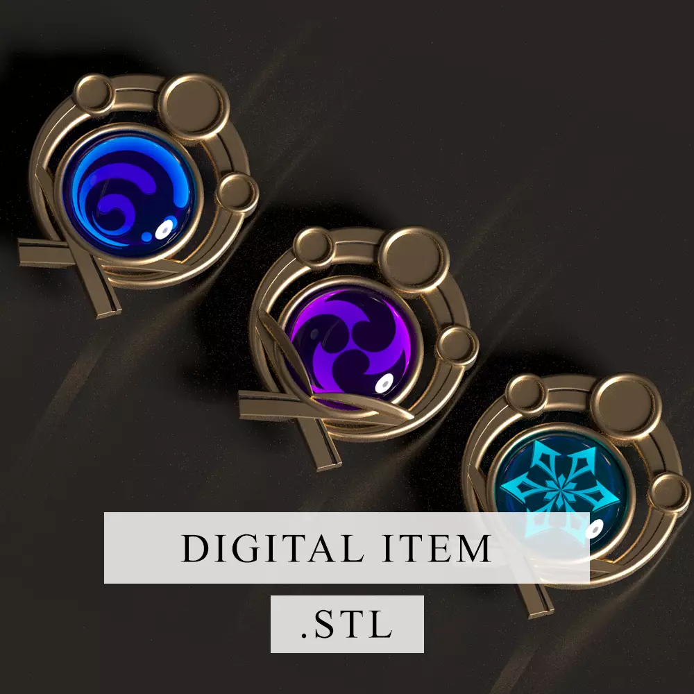 Genshin Impact - Inazuma Vision - 3d file stl 3D print model_0