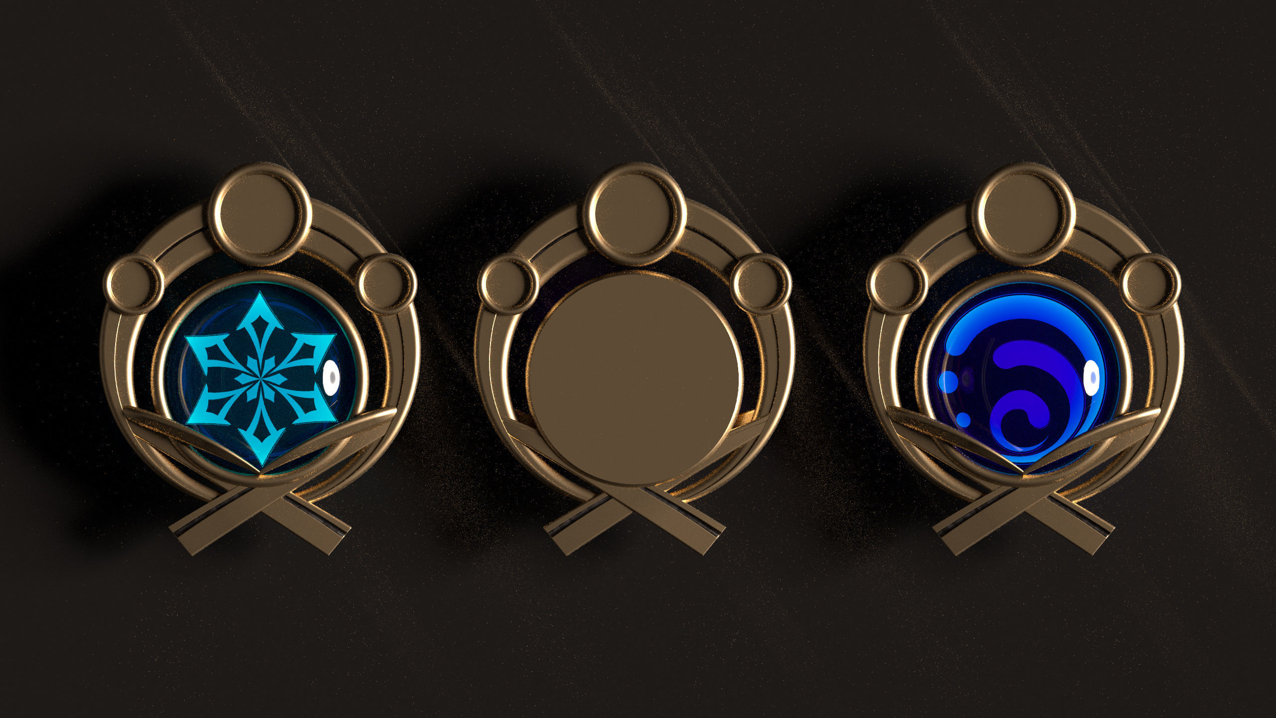 Genshin Impact - Inazuma Vision - 3d file stl 3D print model_3