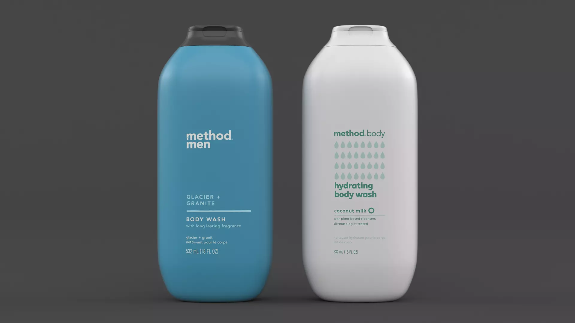 Method Men Body Wash 3D model