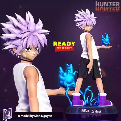 Killua Zoldyck 3D print model