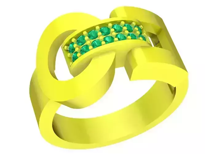 luxury fashion korean diamond women ring 4552