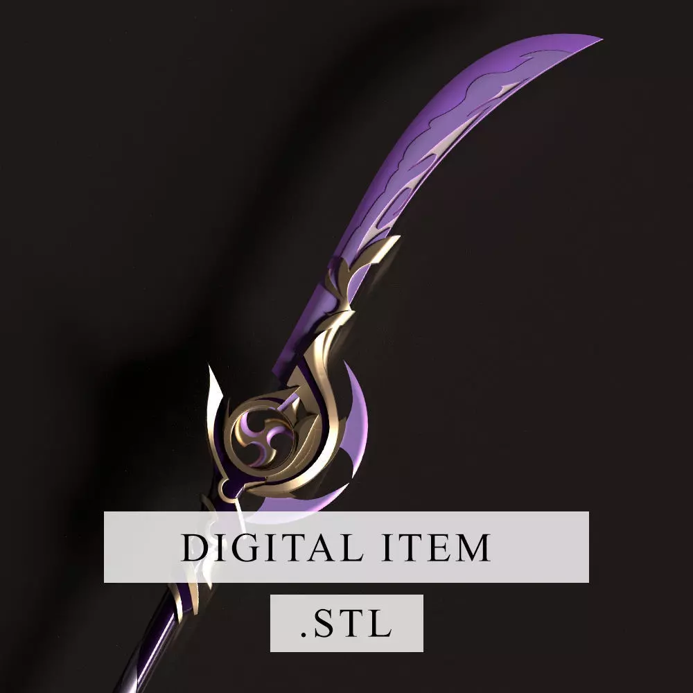 Genshin Impact - Engulfing Lightning - 3d file stl 3D print model_0