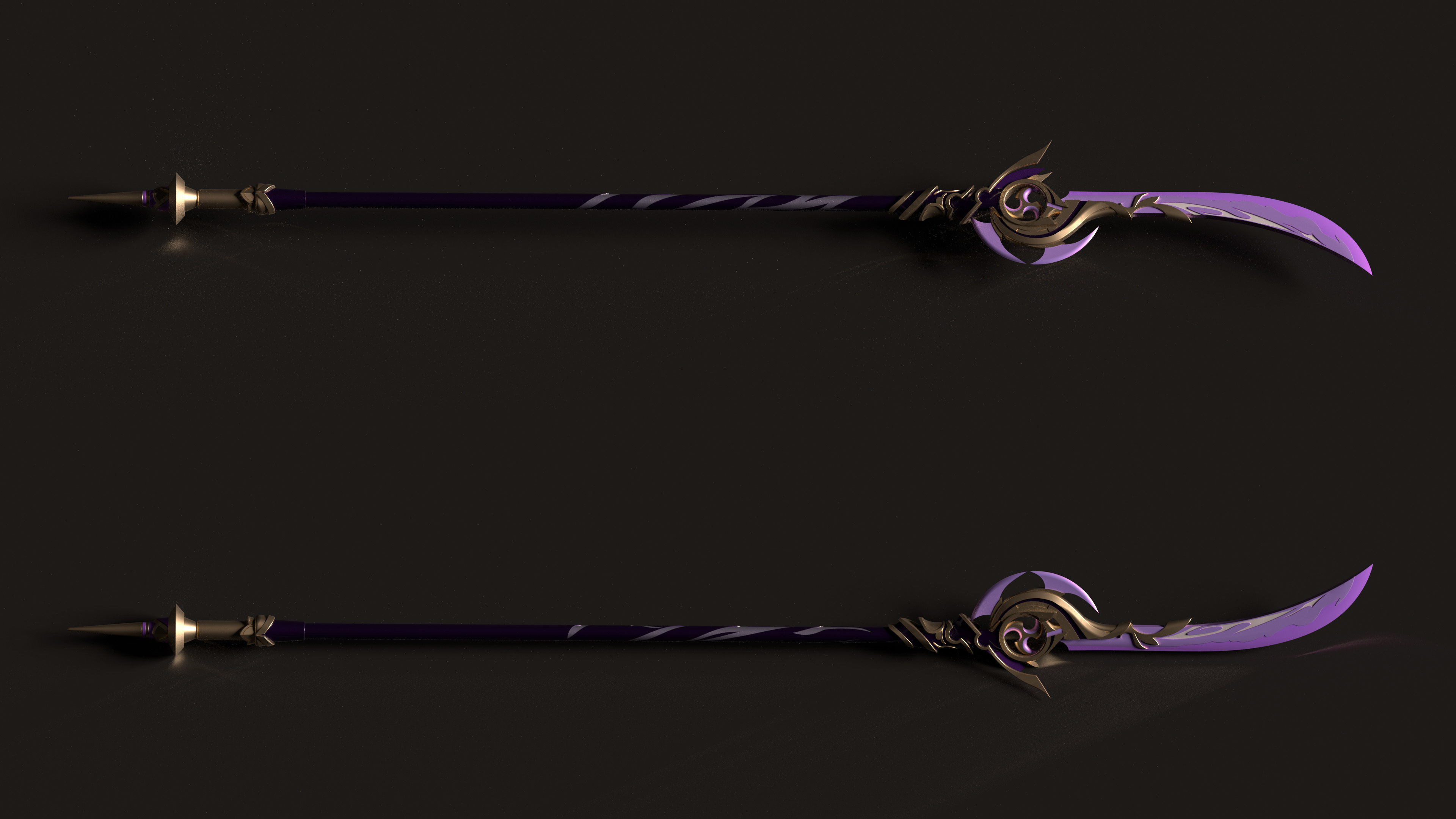 Genshin Impact - Engulfing Lightning - 3d file stl 3D print model_2