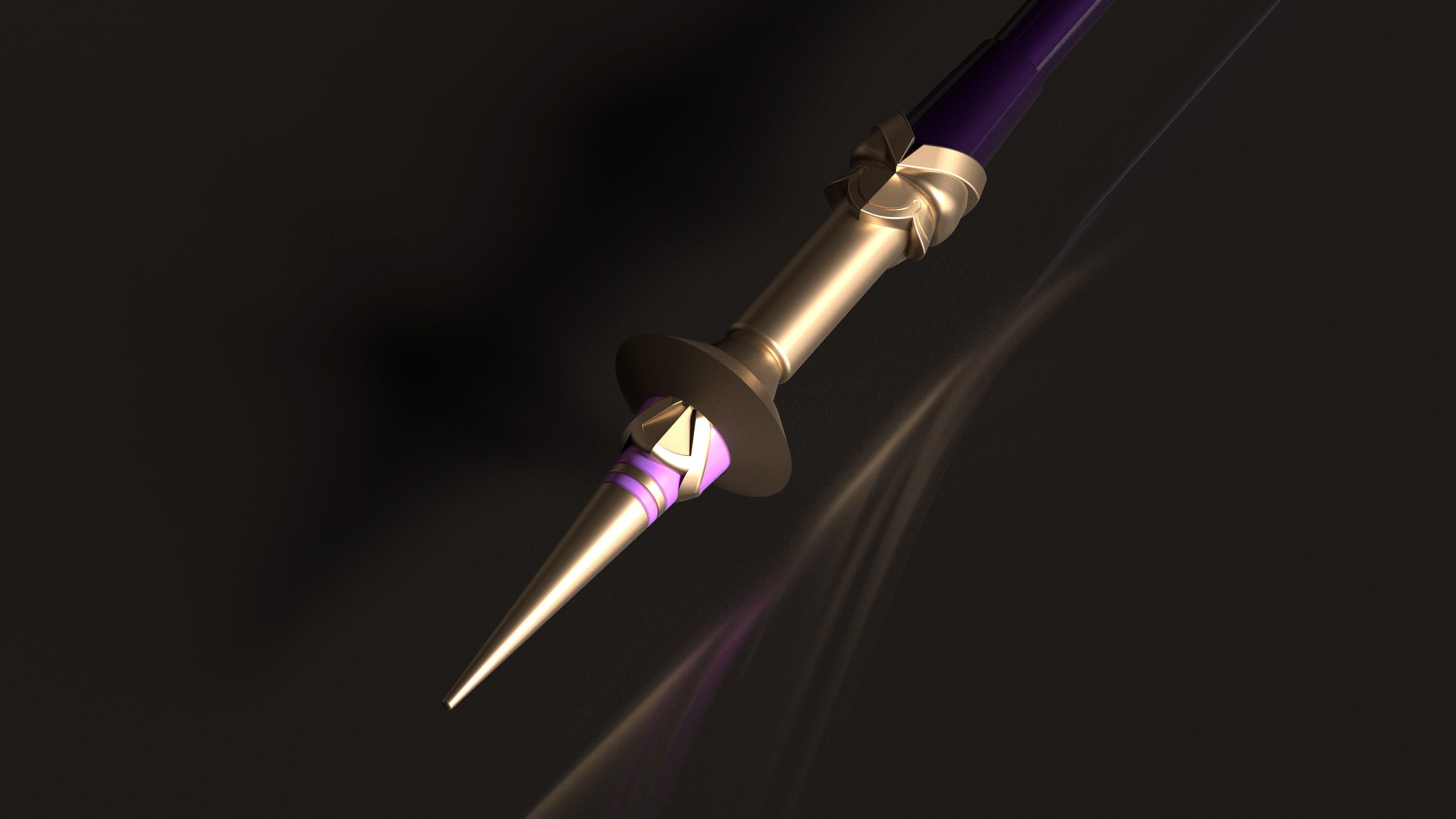 Genshin Impact - Engulfing Lightning - 3d file stl 3D print model_6