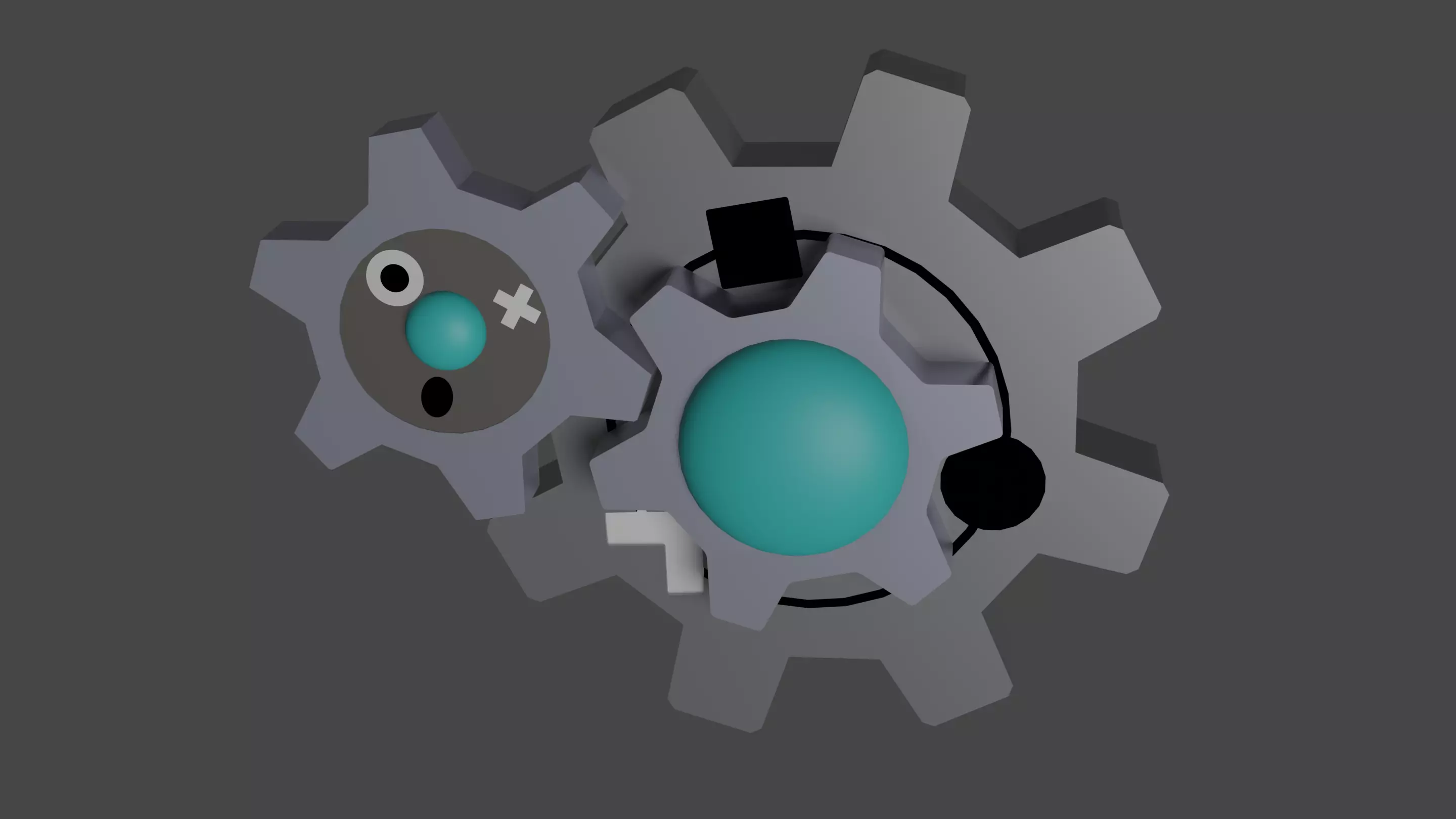 Pokemon Klang and Shiny Version Low-poly 3D model_1