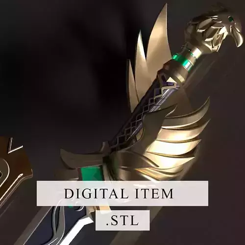 Genshin Impact - Favonius Sword - 3d file st