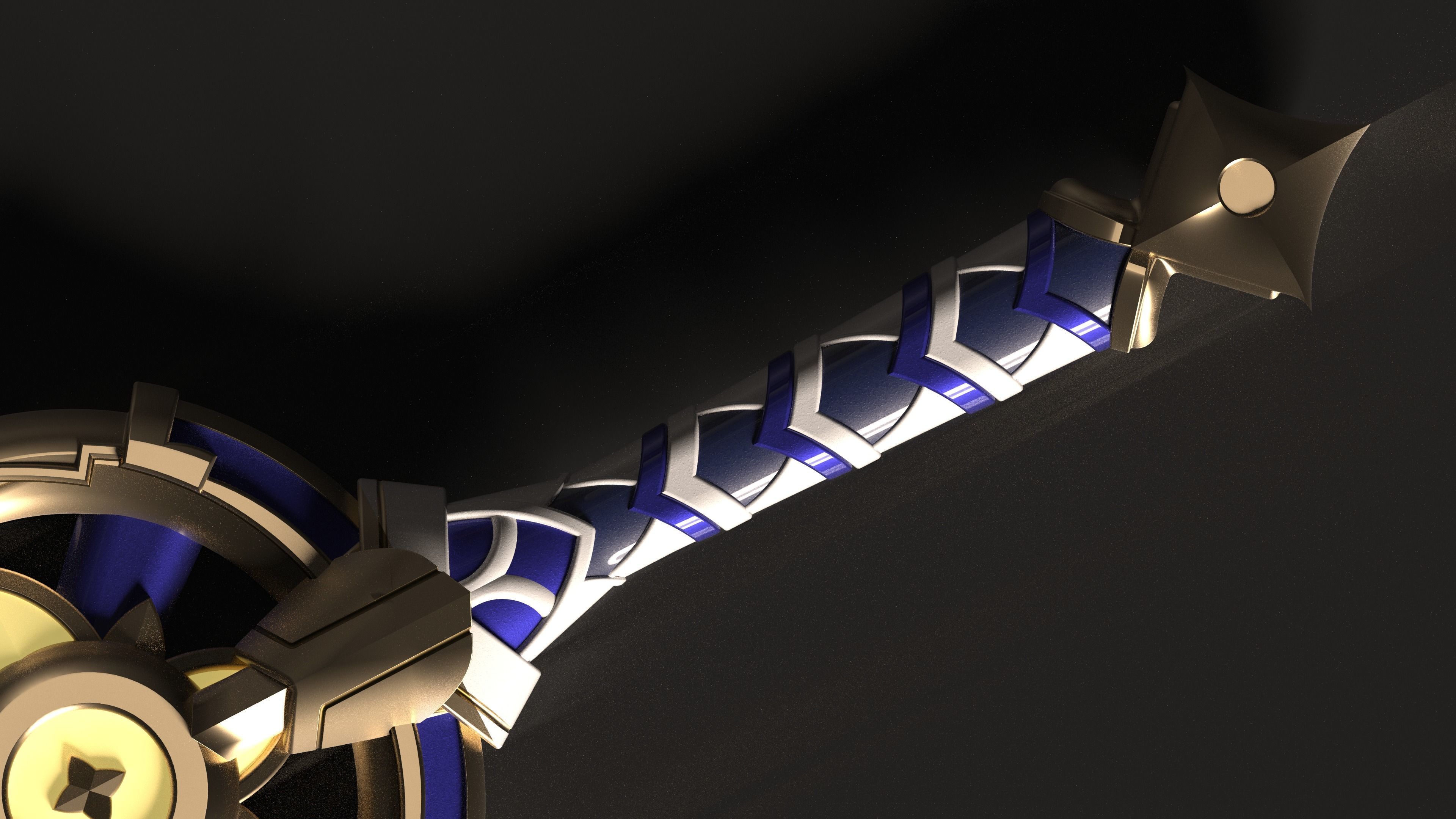 Genshin Impact - Cinnabar Spindle - 3d file stl 3D print model_3